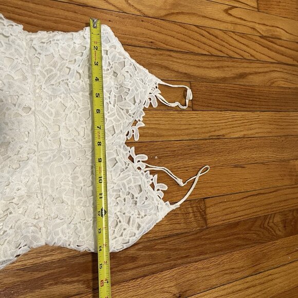 ASTR the Label Lace A-Line‎ White Midi Dress Size Small - Picture 10 of 10